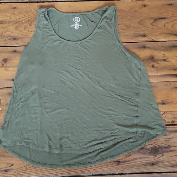 Maurices 24/7 Swing Tank Olive Size 2x